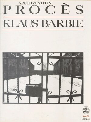 cover image of Klaus Barbie